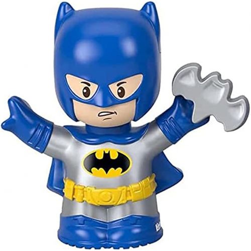  Fisher Price Little People DC Super Friends, Imaginext DC Superhero Toys, Creative, Educational Toys, Batman and Batmobile Set, Make Story Telling Times More Exciting