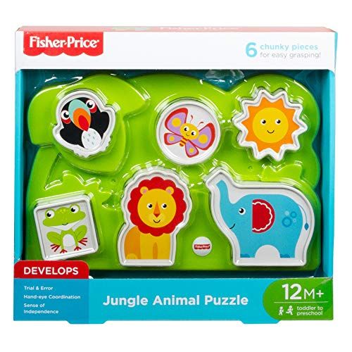  Fisher-Price Jungle Animal Puzzle,Multicolor