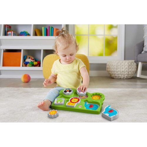  Fisher-Price Jungle Animal Puzzle,Multicolor