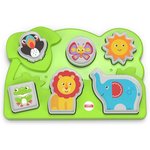  Fisher-Price Jungle Animal Puzzle,Multicolor