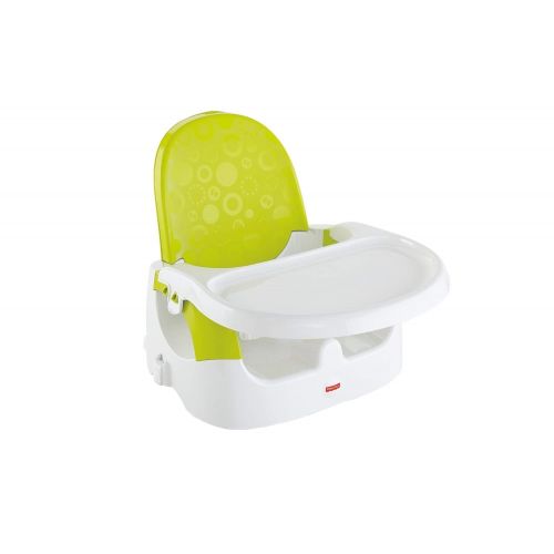  Fisher-Price Quick Clean n Go Booster, Amazon Exclusive, Green