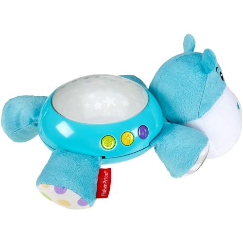  Fisher-Price Hippo Projection Soother, Blue
