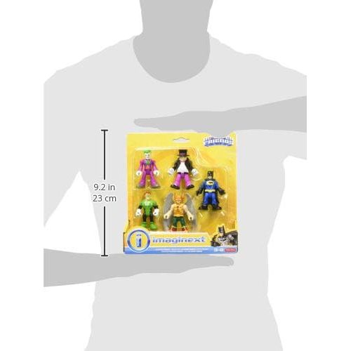  Fisher-Price Imaginext DC Super Friends, Heroes & Villains Pack