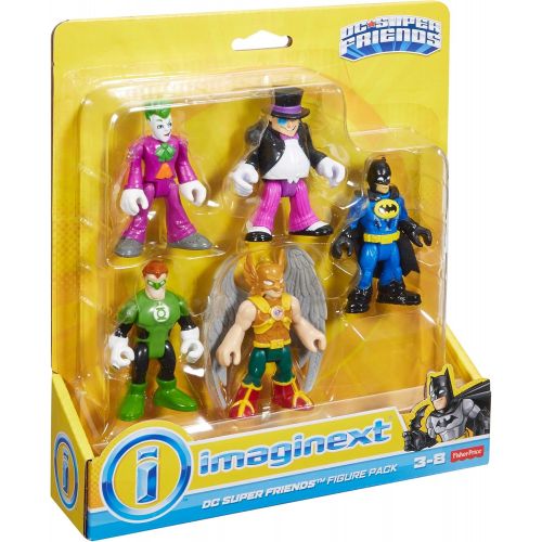  Fisher-Price Imaginext DC Super Friends, Heroes & Villains Pack