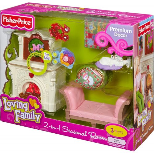  Fisher-Price Loving Family 2-In-1 Seasonal Room Set