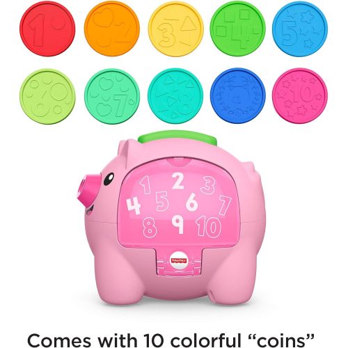  Fisher-Price Laugh & Learn Count & Rumble Piggy Bank