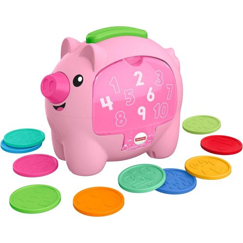  Fisher-Price Laugh & Learn Count & Rumble Piggy Bank