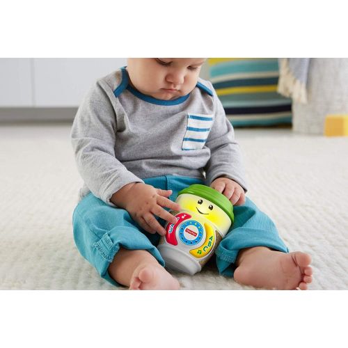  Fisher-Price GHJ04 Laugh & Learn On-The-Glow Coffee Cup, Interactive Baby Toy, Multicolour