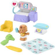 Fisher-Price Little People Healthy Checkups, 7-Piece Doctor Office playset for Toddlers and Preschool Kids