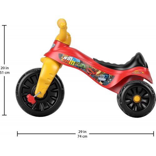  Fisher-Price Nickelodeon Blaze and The Monster Machines Tough Trike, Sturdy Ride-on Tricycle for Toddlers and Preschool Kids Ages 2-5 Years [Amazon Exclusive]