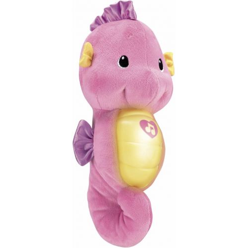  Fisher-Price Ocean Wonders Soothe & Glow Seahorse, Pink