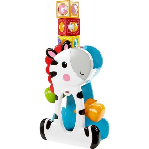  Fisher-Price Roller Blocks Tumblin Zebra,Multicolor