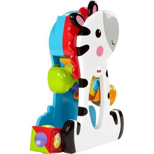  Fisher-Price Roller Blocks Tumblin Zebra,Multicolor