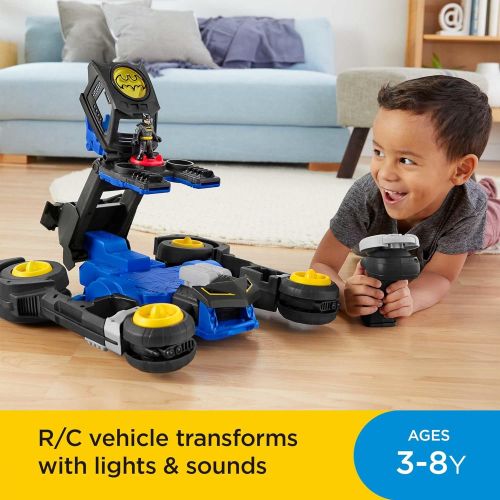  Fisher-Price Imaginext DC Super Friends Transforming Batmobile R/c