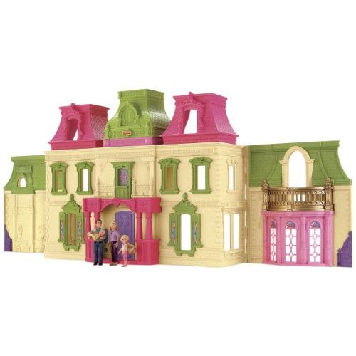  Fisher-Price Loving Family Dream Dollhouse with Caucasian Family(Discontinued by manufacturer)