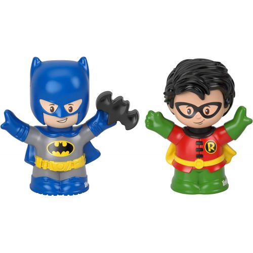  Fisher-Price Little People DC Super Friends Figure Pack, Set of 7 super hero character figures for toddlers and preschool kids ages 18 months to 5 years