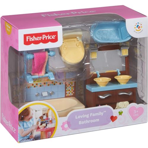  Fisher-Price Loving Family Bathroom Playset