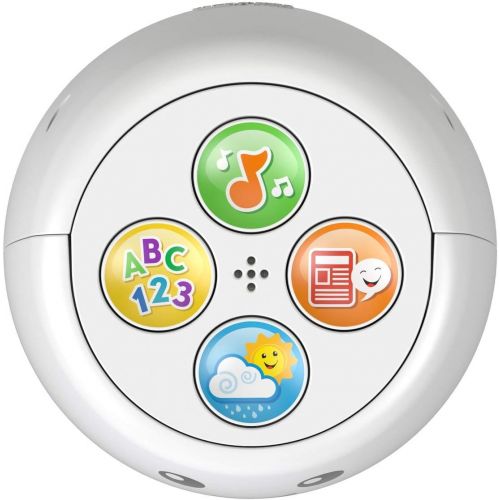  Fisher-Price Laugh & Learn Babble & Wobble Hub, interactive pretend hub toy with music, lights and learning content for baby and toddler ages 9-36 months