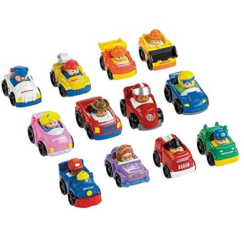  Fisher-Price Little People Wheelies Vehicles - 6 Pack