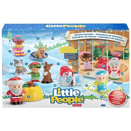  Fisher-Price Little People Advent Calendar, Count Down to Christmas with Your Toddlers Favorite Little People Friends & Fun yuletime Accessories!