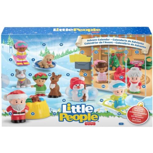  Fisher-Price Little People Advent Calendar, Count Down to Christmas with Your Toddlers Favorite Little People Friends & Fun yuletime Accessories!