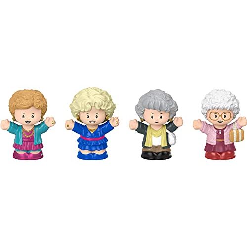  Fisher-Price Little People Collector The Golden Girls, Special Edition Figure Set Featuring 4 Lead Characters from The Classic TV Show