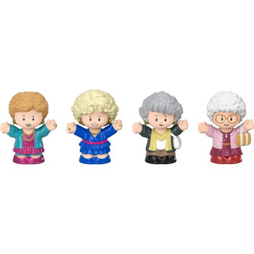  Fisher-Price Little People Collector The Golden Girls, Special Edition Figure Set Featuring 4 Lead Characters from The Classic TV Show