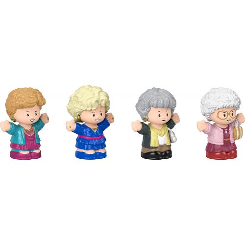 Fisher-Price Little People Collector The Golden Girls, Special Edition Figure Set Featuring 4 Lead Characters from The Classic TV Show