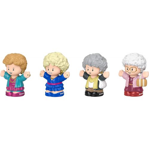  Fisher-Price Little People Collector The Golden Girls, Special Edition Figure Set Featuring 4 Lead Characters from The Classic TV Show