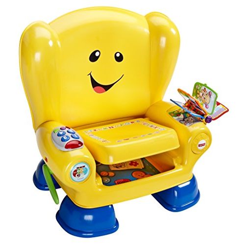  ?Fisher-Price Laugh & Learn Smart Stages Chair - UK English Edition, Interactive Musical Toddler Toy