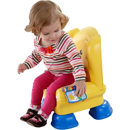  ?Fisher-Price Laugh & Learn Smart Stages Chair - UK English Edition, Interactive Musical Toddler Toy