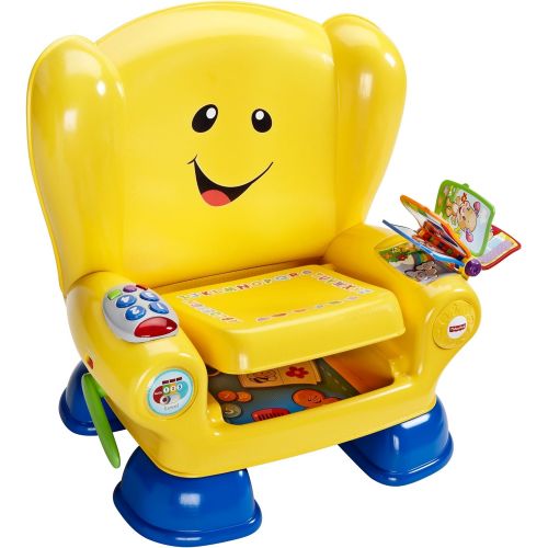  ?Fisher-Price Laugh & Learn Smart Stages Chair - UK English Edition, Interactive Musical Toddler Toy