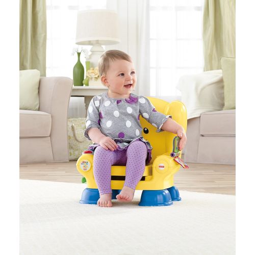  ?Fisher-Price Laugh & Learn Smart Stages Chair - UK English Edition, Interactive Musical Toddler Toy