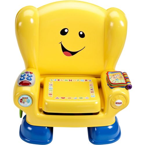  ?Fisher-Price Laugh & Learn Smart Stages Chair - UK English Edition, Interactive Musical Toddler Toy