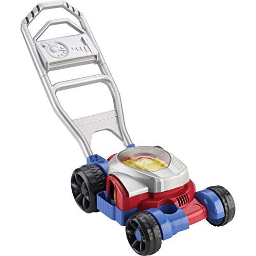  Fisher-Price Bubble Mower, Push-Along Toy Lawnmower That Blows Bubbles for Walking Toddlers Ages 2-5 Years