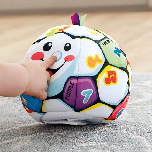  Fisher-Price Laugh & Learn Singin Soccer Ball, Multicolor