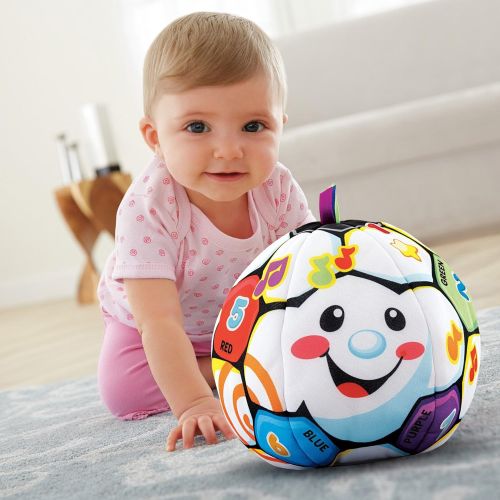  Fisher-Price Laugh & Learn Singin Soccer Ball, Multicolor