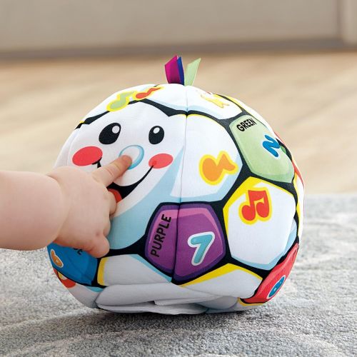  Fisher-Price Laugh & Learn Singin Soccer Ball, Multicolor