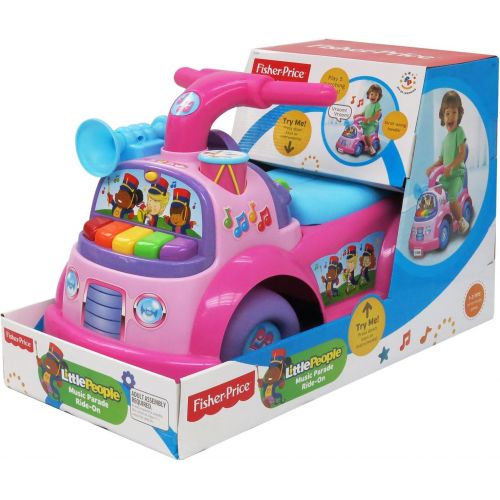  Fisher-Price Little People Music Parade Ride On, Pink