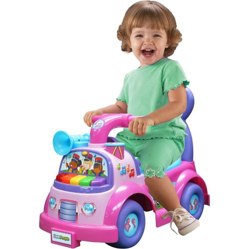  Fisher-Price Little People Music Parade Ride On, Pink