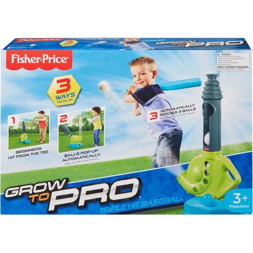  Fisher Price Grow to Pro Triple Hit Baseball