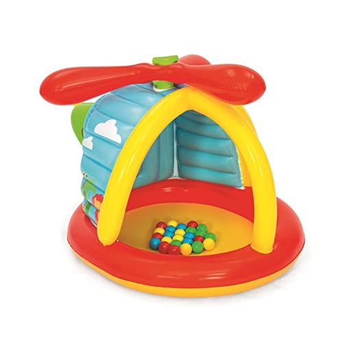  Fisher-Price Helicopter Inflatable Ball Pit, 61 x 40 x 36