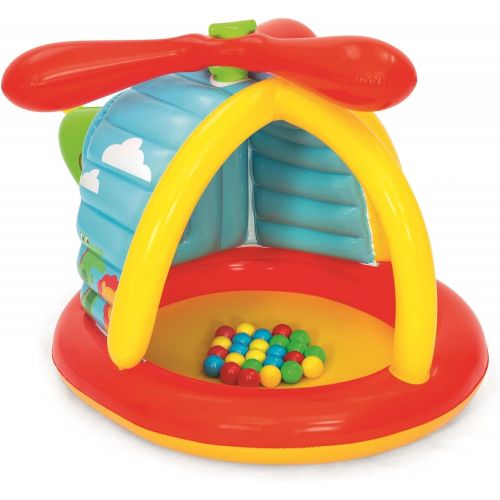  Fisher-Price Helicopter Inflatable Ball Pit, 61 x 40 x 36