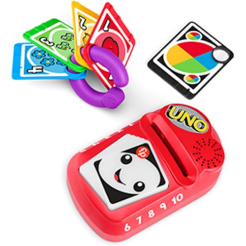  Fisher-Price Laugh & Learn Counting and Colors UNO, Electronic Learning Toy with Lights and Music for Infants and Toddlers Ages 6 to 36 Months