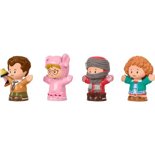  Fisher-Price Little People Collector A Christmas Story, Special Edition Figure Set with 4 Characters from The Classic Holiday Movie