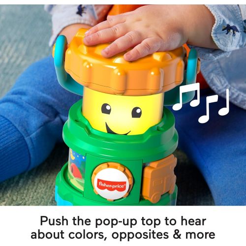  Fisher-Price Laugh & Learn Camping Fun Lantern, musical toy with lights, sounds and learning content for baby and toddler ages 6-36 months