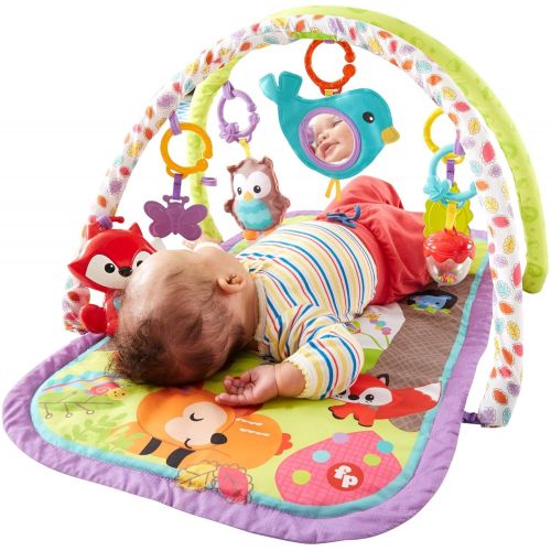  Fisher-Price 3-in-1 Musical Activity Gym, Woodland