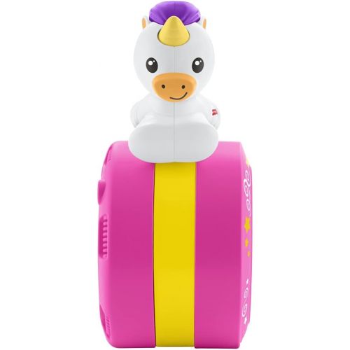  Fisher-Price Crawl Along Musical Unicorn - Develops Gross Motor Skills, Self Discovey and Cause & Effect ~ Great for Tummy Time
