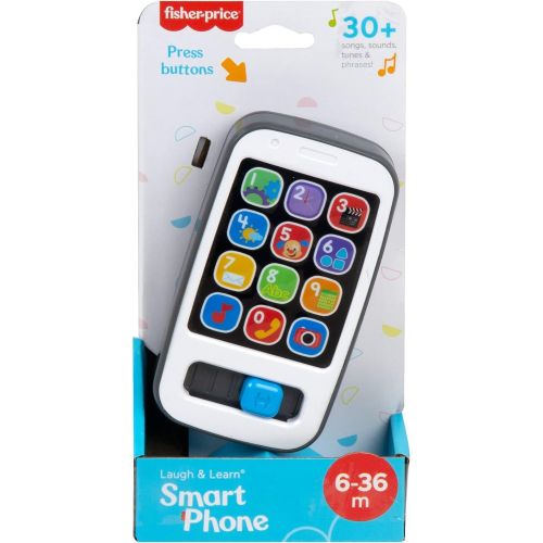  Fisher-Price Laugh & Learn Smart Phone, black