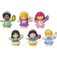 Fisher-Price Disney Princess Gift Set by Little People, 6 Character Figures for Toddlers and Preschool Kids Ages 18 Months to 5 Years